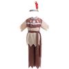 Lito Angels Children's Apparel Lito Angels Vestito Costume da Nativo Americano Indiano con Fascia per Bambino Taglia 2-10 anni, Marrone