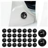 CGEAMDY Guarnizione Porta Auto, 30 Ammortizzatore Universali per Paraurti per Portiera dell'auto, Antiurto Cuscino Protezione Adesivi per Auto Tronco, Isolamento Acustico Pad del Bordo Portiera