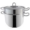 Tognana Vanitosa, Set 3 Pezzi Spaghetti 22 cm, Alluminio, Argento