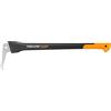 Fiskars Zappino tiratronchi, Lunghezza: 78,5 cm, Lama in acciaio temprato/Manico resistente in fibra di vetro, Fodero per trasporto e conservazione incluso, Nero/Arancione, WoodXpert, XA22, 1003623