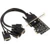 KALEA-INFORMATIQUE - Scheda controller seriale RS232 a 4 porte Octopus PCI Express (PCIE) - Chipset ASIX MOSCHIP 99100 - Windows 95, 98SE, Me, NT, 2000, XP, Vista, Seven, 8, 8.1, 10, Linux, Dos.