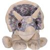 Wild Republic Triceratopo, Cuddlekins Mini, Animale Ripieno, 20 cm, Giocattolo di Peluche, Regalo per Bambini, Il Riempimento è Bottiglie d'Acqua Riciclate Filate