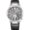Citizen Orologio uomo automatico Tsuyosa grigio cinturino in pelle NK5010-01H cassa acciaio piccoli secondi