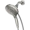 MOEN Engage 26112SRN - Soffione doccia a 6 funzioni, 14 cm, rimovibile, con sistema di aggancio magnetico, misura unica, in nichel spazzolato resistente alle macchie