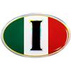 4R Quattroerre.it Quattroerre 14143 Sticker Adesivo 3D Italia Ovale I