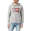 NAPAPIJRI FELPA CON ZIP UOMO GRIGIO