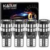 KATUR T10 W5W LED 194 168 2825 Lampadina Cuneo LED CANBUS Senza errori Super Luminoso Blu 30x3014SMD 12-24V per Luci Car Dome Map Door Luce di cortesia per Targa (Versione aggiornata)