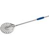Gi.Metal Small Perforated Turning Peel Stainless Steel 8 Inch Head 47 Inch Handle by