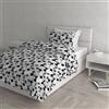 Italian Bed Linen DAFNE Parure Copripiumino stampato, microfibra, Byblos, Singolo