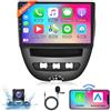 podofo 【2+64G】Podofo 10" Autoradio Per Toyota Aygo/Peugeot 107/Citroen C1 2004-2014 Carplay Senza Fili con Schermo,HI FI Bluetooth/RDS/FM WIFI/GPS Android 13 Radio 2 Din con AHD Telecamera di Backup