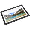 Generic Album Digitale, Rotazione Automatica delle Foto WiFi da 2,4 GHz Touch Screen da 15,6 Pollici Cornice per Foto Digitale con Guscio in Legno per la Casa (Spina europea)