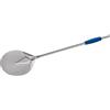 Gi.Metal Palettino per Pizza Professionale Linea Azzurra I-17, Testa 17 cm, Lunghezza Manico 150 cm, Peso 0.74 Kg, Testa e Manico in Acciaio Inox Altamente Resistente