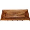 Brillibrum Tappetino da doccia in legno di teak, rettangolare, 90 x 50 cm, antiscivolo, per vasca da bagno, in legno di teak (90 x 50 cm, variante 2)