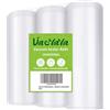 VacYaYa 3 Rotoli 20X600cm Buste Rotoli Sottovuoto Alimenti,Sacchetti Sottovuoto per Alimenti,Sacchi Sottovuoto Alimenti senza BPA