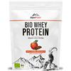 AlpenPower BIO WHEY proteine ​​gusto Strudel di mele 1 kg - Ingredienti 100% naturali e senza additivi - Prodotto con il miglior latte alpino biologico - Polvere proteica CFM di alta qualità