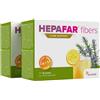 Sensilab Hepafar Fibers - Bevanda disintossicante, Fibra solubile, Cicoria, Rosmarino - Bevanda rinfrescante naturale ad alto contenuto di fibre - Detox fegato - 30 bustine, Sensilab