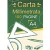 Independently published Carta Millimetrata A4: 100 pagine bianche a quadretti da riempire - quaderno con indice per disegnare grafici di forme geometriche a matita in scienze ... di grande formato per la scuola e l'ufficio.