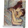 My Custom Style Poster Locandina Stampata su Carta Fotografica 200gr. #Arte-Bacio a Letto, Toulouse Lautrec#. 40x50cm