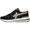 w6yz Yak-W. Suede/Nylon/Pony Stripe Sole Black-Bone