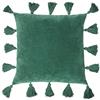 furn. Medina Cushion Cover, Cotton, Juniper Green