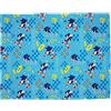 Character World Sonic The Hedgehog Coperta in Pile, Blu
