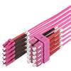 DIGITUS Cavo in Fibra Ottica OM4-5 Pezzi - 2 m - da LC a SC - Cavo in Fibra Ottica Duplex - 1/10 / 40/100 Gbit/s - Cavo LAN in Fibra Ottica multimodale MM - Tipo di Fibra: 50/125 µ - Viola