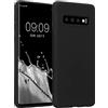 kwmobile Custodia Compatibile con Samsung Galaxy S10 Cover - Back Case per Smartphone in Silicone TPU - Protezione Gommata - nero