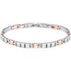 Morellato Motown bracciale Uomo in Acciaio inossidabile, ip oro rosa - SALS79