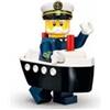 FCP Lego 71034 Minifigures Serie 23, Set Bustine in Edizione Limitata 2022, Collezione con 1 di 12 Scegli Il Tuo Personaggio (Capitano TRAGHETTO)