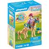 PLAYMOBIL 71498 BAMBINA CON PONY E PULEDRO