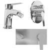 Parama Set miscelatore lavabo ad incasso e bidet ed incasso doccia con deviatore in ottone cromato | Sophia