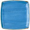 CHURCHILL Stonecast Blu piatto piano Quadro cm 26,8 (minimo 6 pezzi)