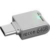 ZZALLL Portatile Mini Pendrive USB C Flash Drive 32GB 64GB Pendrive Cellulare Tipo-C Disco U per Phone Pad Micro
