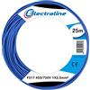 Electraline 13162 Cavo Unipolare FS17, Sezione 1 x 2.5 mm², Blu, 25 m