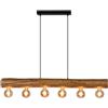 SPOT-LIGHT Lampadario Montagna Lampadario Montagna 6x E27 SPOT-LIGHT marrone paralume marrone 6x E27 SPOT-LIGHT