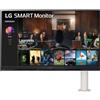 LG Electronics LG 32SQ780S-W Smart Monitor 80cm (31,5 pollici) (4K UHD, VA, 5MS, HDMI, USB-C, U