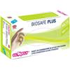 Rays GUANTO IN LATTICE CON POLVERE AMBIDESTRO FORMA ANATOMICA SUPERFICIE LISCIA POLSINO ELASTICO RINFORZATO ANTIARROTOLAMENTO BIOSAFE PLUS BIANCO MISURA LARGE 100 PEZZI