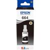 EPSON RICARICA INCHIOSTRO ORIGINALE T6641 NERO PER EPSON ECOTANK 70 ml - EPSON - C13T664140
