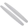 Youngine Universal Car anteriore posteriore angolo paraurti guardia protector in fibra di carbonio anti-collisione striscia adesivo anti-sfregamento bordo labbra (Grigio)