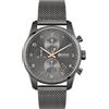 HUGO BOSS Orologio uomo in acciaio cassa 44mm movimento al quarzo