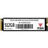 ITEK SSD 512GB M.2 2280 NVMe PCIe Gen3x4 (R:2300, W:1600)