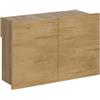 LIBEROSHOPPING Panca con ruote allungabile fino a 300 cm ELIA Quercia