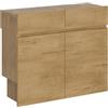 LIBEROSHOPPING Doppia Panca ELIA allungabile fino a 300 cm Quercia