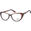 SUNOPTIC ITALIA Srl OCCHIALE DA LETTURA POLICARBONATO MONTANA EYEWEAR MODELLO HMR64A TARTARUGATO LUCIDO +3,0