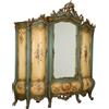 Armadio Antico Stile Barocchetto Veneziano Legno Laccato Italia '900