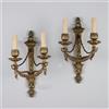 Coppia di Applique Antiche in Stile Neoclassico Bronzo Dorato '900