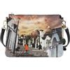 Y Not Y-Not Shoulder Bag 2 Compartment con Stampa Life in Trulli