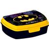 Af Interni AF Porta merenda Batman Lunchbox, Polipropilene nero/giallo 17x14 x 5,6h cm