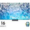 Samsung Smart TV 75 " 8K Ultra HD Neo QLED Sistema Tizen Acciaio QE75QN900BTXZT Samsung