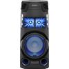 Sony Cassa Bluetooth Altoparlante Karaoke Bass Boost Luci LED Sony MHCV43D